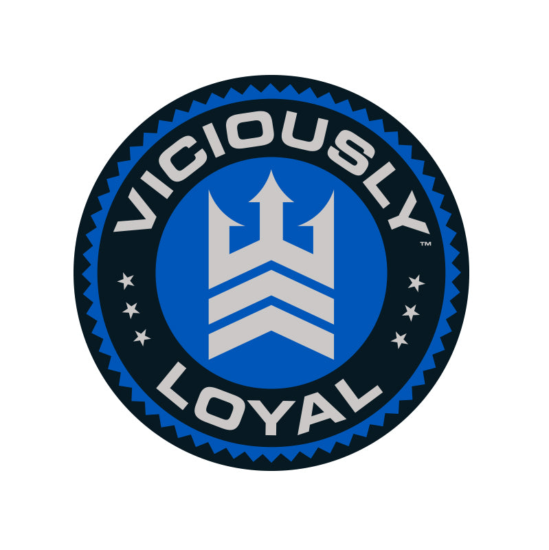 VL 4” Black & Blue Sticker
