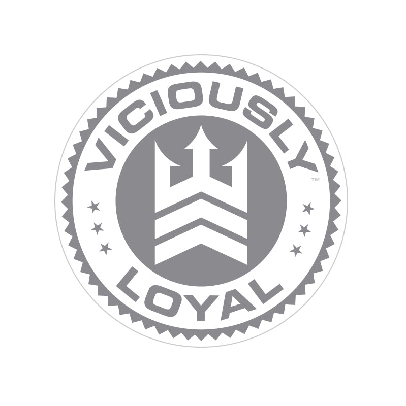 VL 4” Gray Transparent Sticker